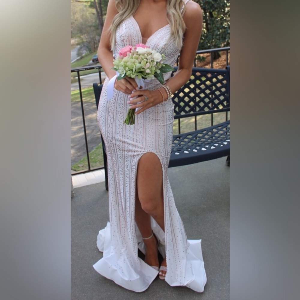 White Sherri Hill Dress